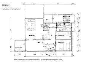 plattegrond appartement